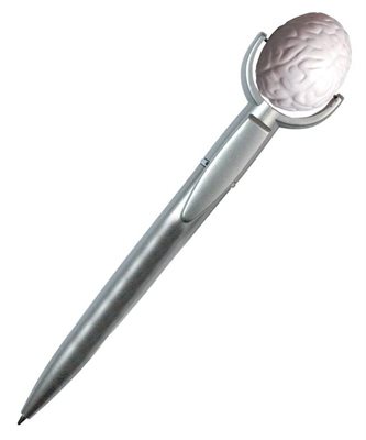 Brain Stress Shape Top Pen