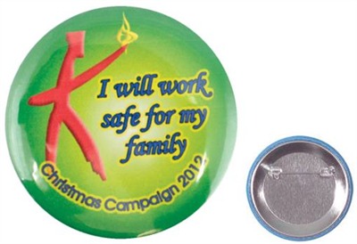 Branded Round Button Badge