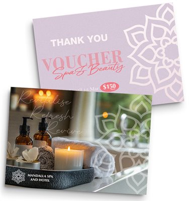 Budget A6 Matte Gift Card