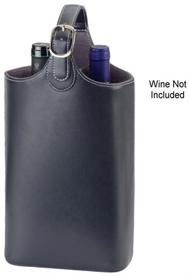 Cartouche Leather Wine Bag
