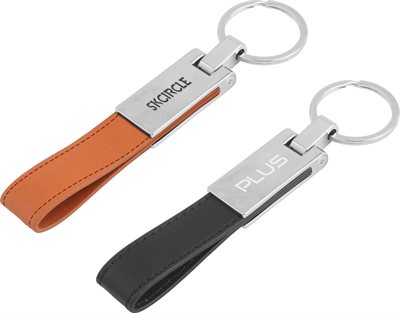 Casablanca PU Leather Metal Keyring