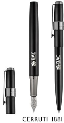 Cerruti 1881® Block Ballpoint Pen & Fountain Pen Gift Set