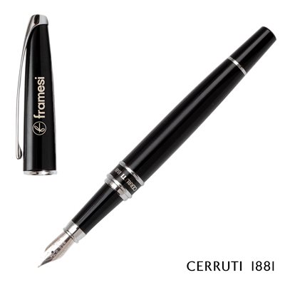 Cerruti 1881® Silver Clip Foutain Pen