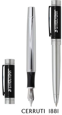 Cerruti 1881® Zoom Classic Ballpoint Pen & Fountain Pen Gift Set