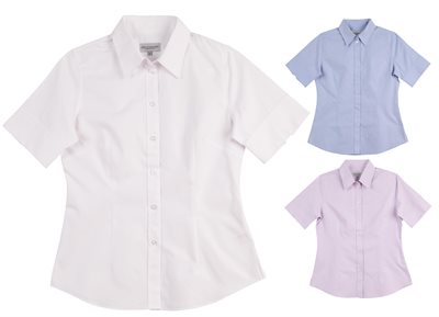 Cheyenne Ladies CVC Oxford Short Sleeve Shirt