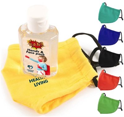 Child Mask & Hand Sanitiser Pack