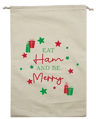 Christmas Cotton Ham Bag