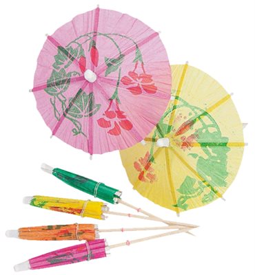 Cocktail Parasols Umbrella Picks