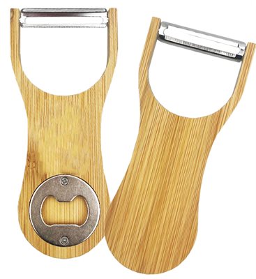 Combo Bamboo Peeler & Bottle Opener