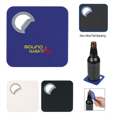 Combo Bottle Opener And Drink Coaster
