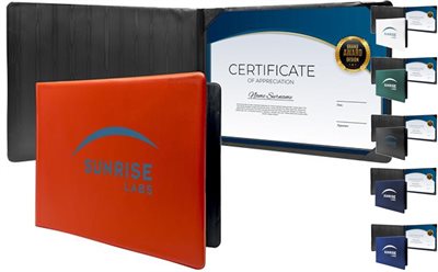 Cushioned Landscape Certificate Holder