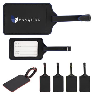 Danube Recycled Leatherette Luggage Tag