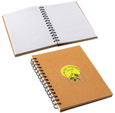 Datum Cardboard Spiral Notebook