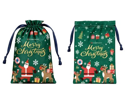 Delight Polyester Drawstring Gift Bag