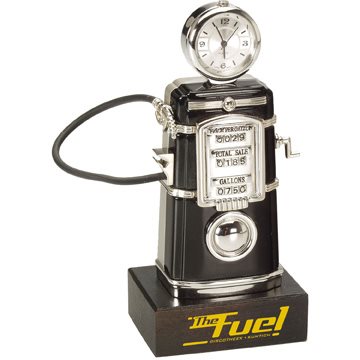 Die Cast Petrol Pump Clock