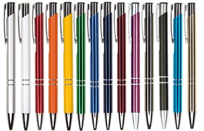 Double Banded Metal Pens