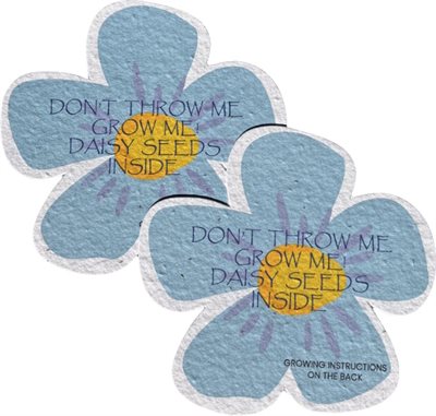 Flower Shaped Seed Paper