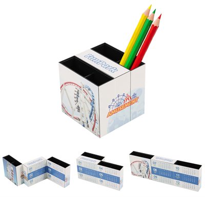 FoldiMate Three-panel Foldable Pen Holder