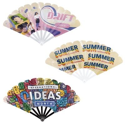 Full Colour Printed Plastic Fan