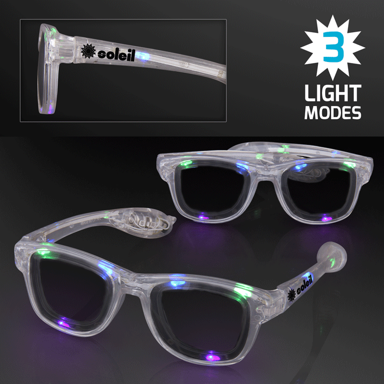 Fun Multicolour LED Party Glasses