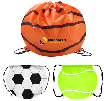 Goalie Ball Shaped Drawstring Backsack