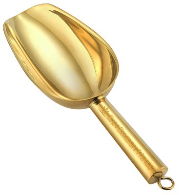 Golden Stainless Steel Ice Scoop