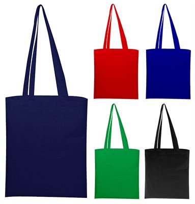 Iconic Coloured Long Handle Calico Bag