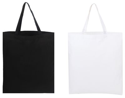 Iconic Coloured Short Handle Calico Bag