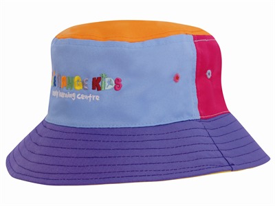 Kids Multicoloured Bucket Hat