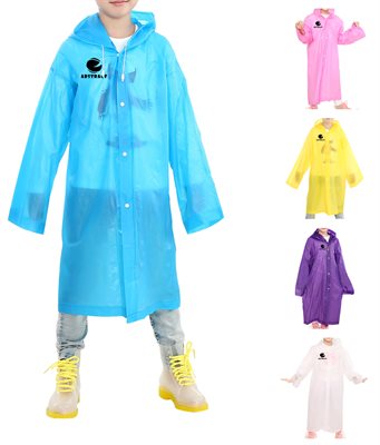 Kids Reusable EVA Raincoat