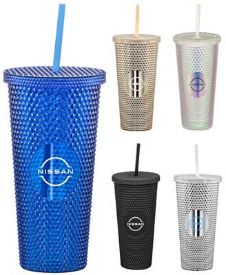 Knotty Tumbler With Straw