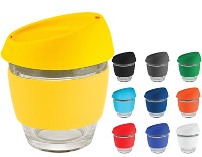 Koora 240ml Glass Carry Cup