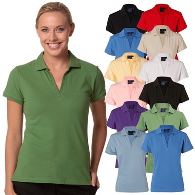 Ladies Combed Cotton Polo Shirt