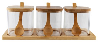 Larder Kitchen Condiment Jars