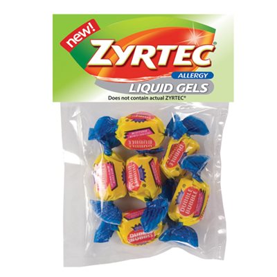 Large Header Bag Packed With Bubble Gum