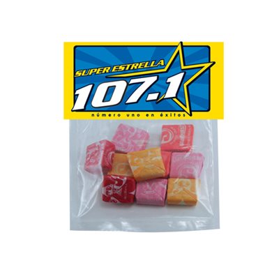 Large Header Bag Packed With Starbursts
