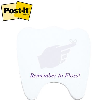 Large Post-it® Tooth Shaped Notes