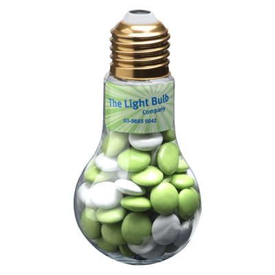 Light Bulb With 100gm Of Choc Beans