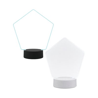 Light-Up Small Pentagon Shaped Award