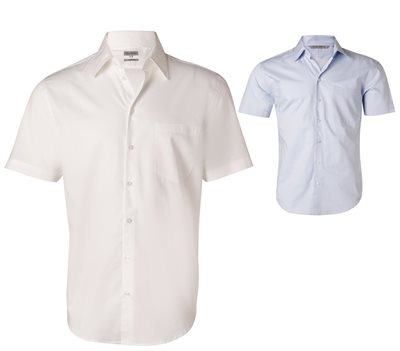 Luka Mens Fine Twill Short Sleeve Shirt