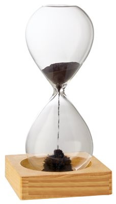 Magnetic Metal Filing Hourglass Timer