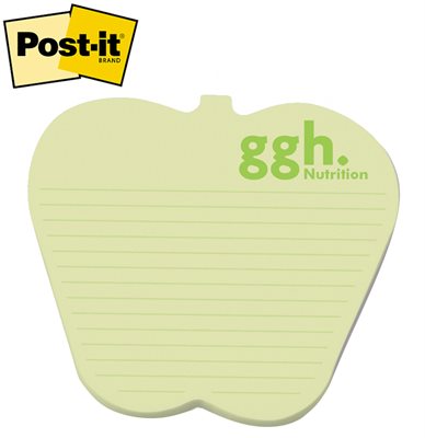 Medium Post-it® Apple Shaped Notes