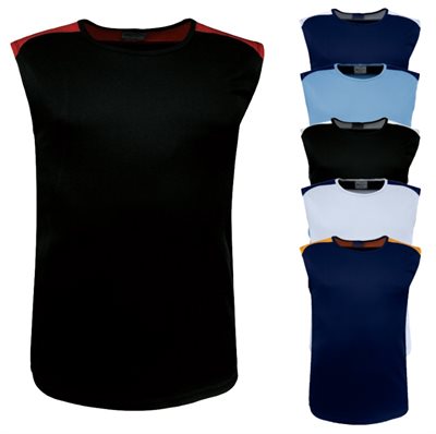 Mens Contrast Feature Tank Top