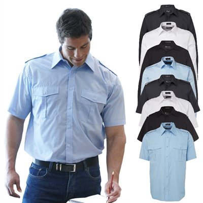 Mens Security Shirt Short Sleeve