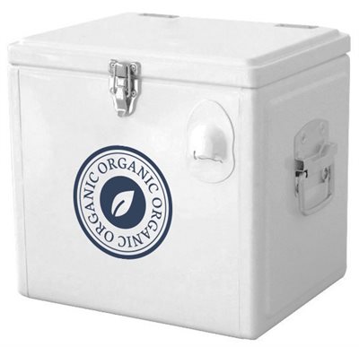Metal 17L Cooler White Box