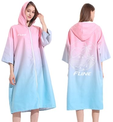 Microfibre Hooded Sublimation Zippered Change Towel