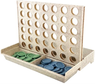 Mini Wheat Straw Connect 4 Game