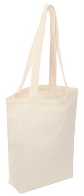 Natural Gusseted Hemp Tote Bag
