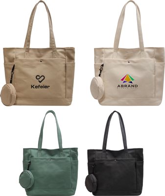 Novra Canvas Bag With Pouch