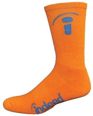 Opus Cotton Crew Socks With Knit In Logo